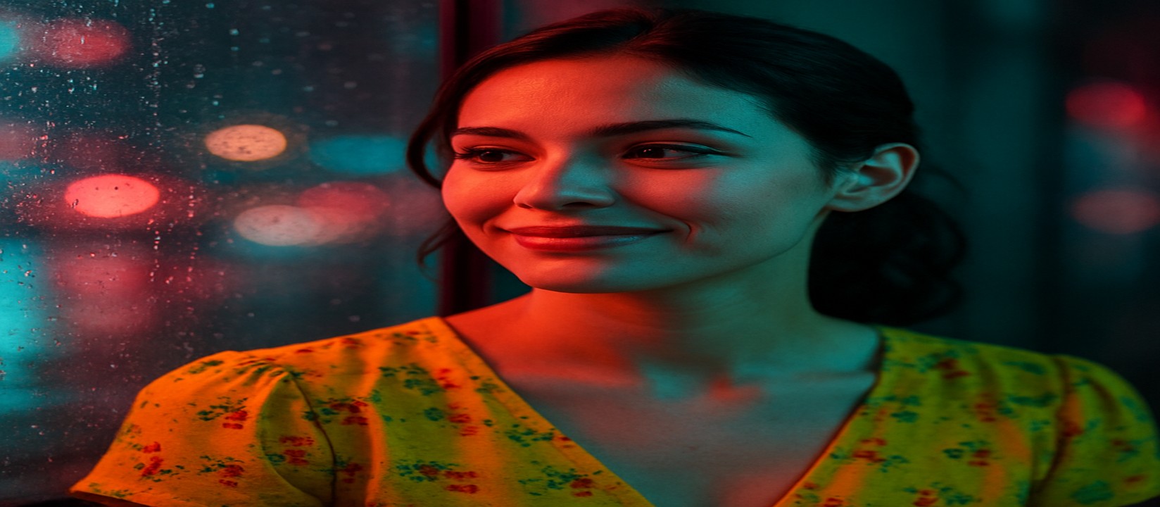 উজ্জ্বল ek33 গেমিং প্ল্যাটফর্মের পরিবেশে আর্কেড মেশিনের পাশে হাস্যোজ্জ্বল এক তরুণী